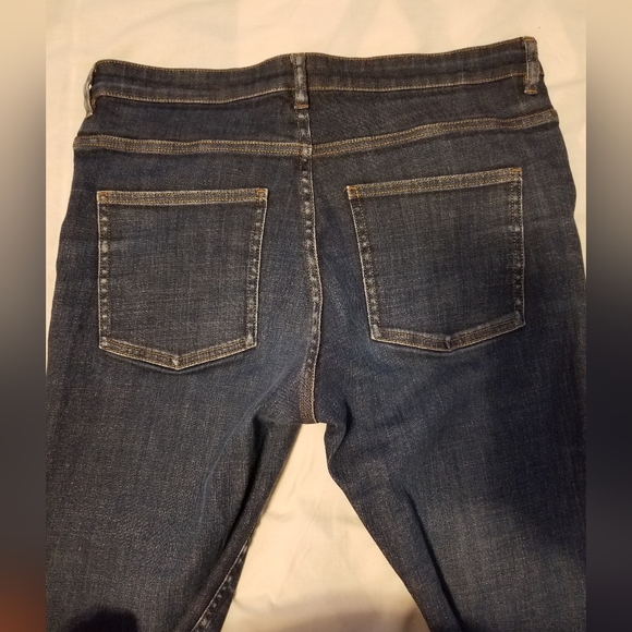 Cos Jeans Women's High Rise Skinny Cropped Leg Color Blue Size 32 - Picture 8 of 10